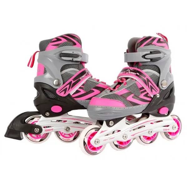 StreetRunner Inliners Rulleskøjte Pink - HURTIG LEVERING - Justerbar over hele 4 Sko-numre! Str. 37-40
