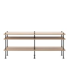 Carl Hansen - BM0253 150 x 60 cm, Vitoljad Ek - Hyllsystem - Børge Mogensen - Träfärgad - MDF/Metall/Trä