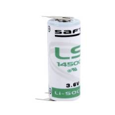 Saft LS 14500 3PFRP Specialbatteri R6 (AA) U-loddeben Lithium 3.6 V 2600 mAh 1 stk