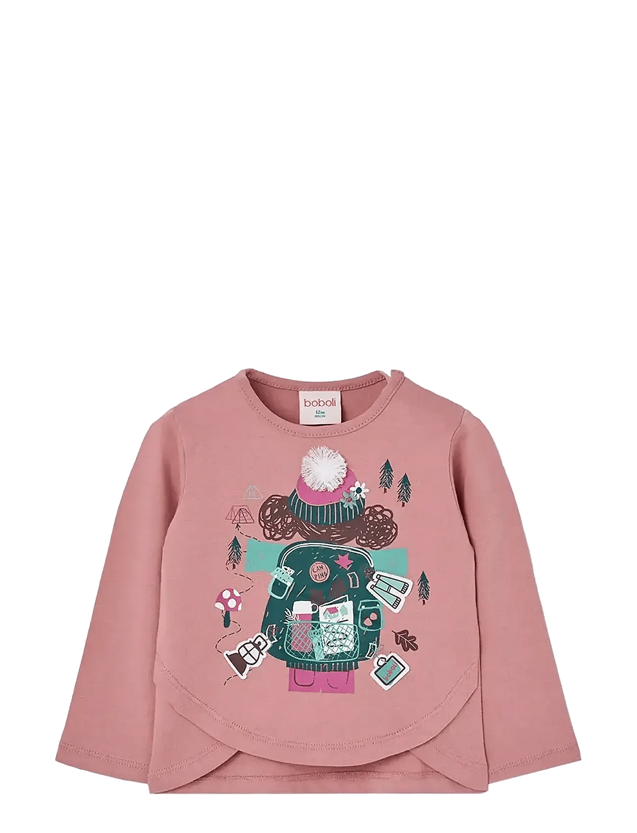 Boboli Knit T-Shirt - Pink - 110