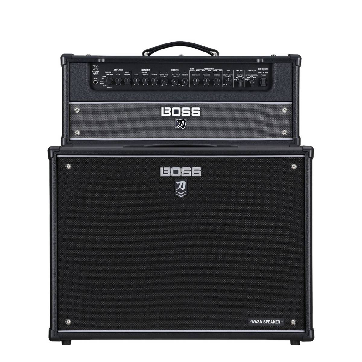 Boss Katana Artist Gen 3 100w Amp Head with Waza 2x12 Cabinet