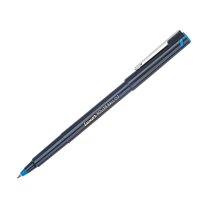 Rollerpenna Luxor 07, blå, vattenbaserat bläck, 0,7 mm, 10 st (0,7mm)
