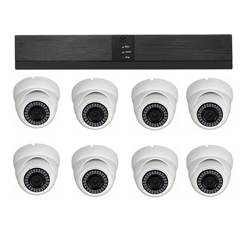 NORDSAT NVR-5008EZ-POE 4MP + 8 kameror
