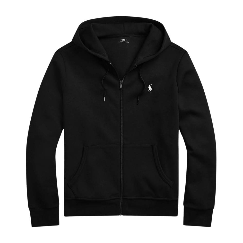 Ralph Lauren- - Double-Knit Full-Zip Hoodie Sweatshirts & Hoodies - Herr- XL- Bomull