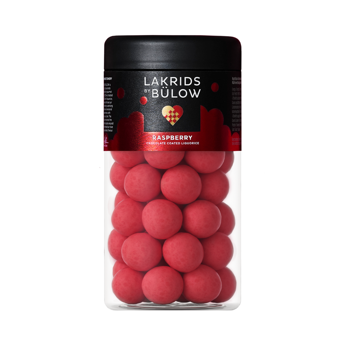 Chocolate Coated Liquorice - Crispy Raspberry - one size