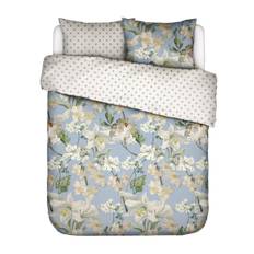 Essenza Rosalee Blue Dobbeltdyne -200 x 220 /2 stk. 60 x 63 cm