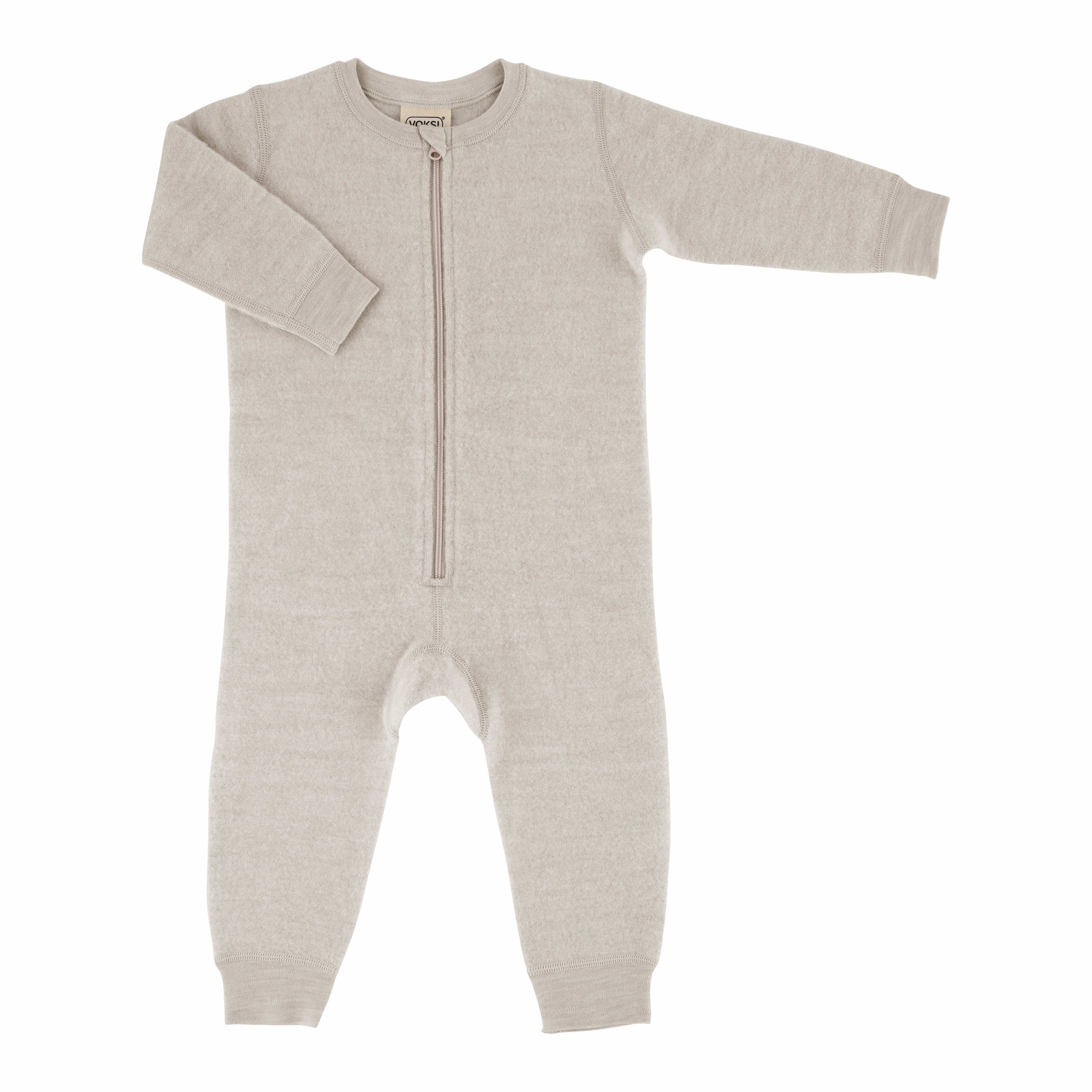 Voksi Wool Jumpsuit Double fleece Seashell Sand-50/56-Std | Voksi