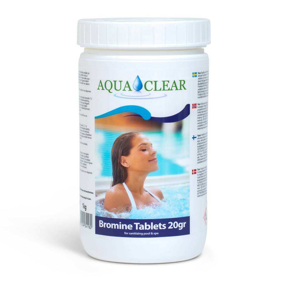 Aqua Clear Bromine tabletter 20 g / 1 kg