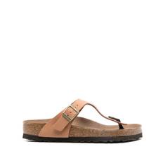 Birkenstock - Gizeh 35 mm sandaler med spänne - dam - kalvskinn/kalvskinn/gummi - 45 Regular - Brun