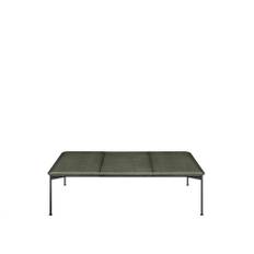 B&B Italia - Borea Rectangular Small Table, TBE121, Frame: Anthracite Painted, Lava Stone Top: Sage