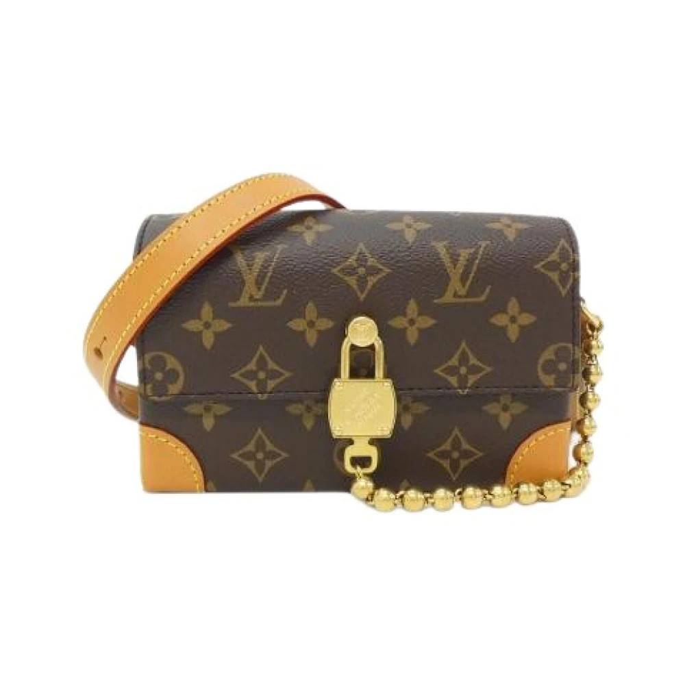 Louis Vuitton Vintage Pre-owned Monogram Archive Steamer Wearable Wallet Skuldertaske - Vintage - Dame - Brun - ONE SIZE - Uld
