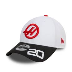 MoneyGram Haas F1 Team Youth Driver Kevin Magnussen White 9FORTY Adjustable Cap newera adult unisex White newera adult unisex White newera adult unise