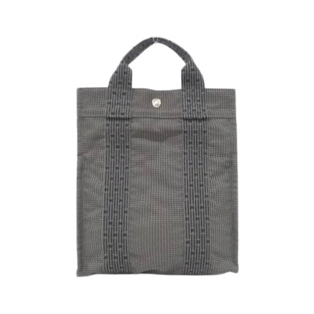 Hermès Vintage Pre-owned Herline Sac A Dos PM Canvas Rygsæk - Vintage - Dame - Sort - ONE SIZE - Uld