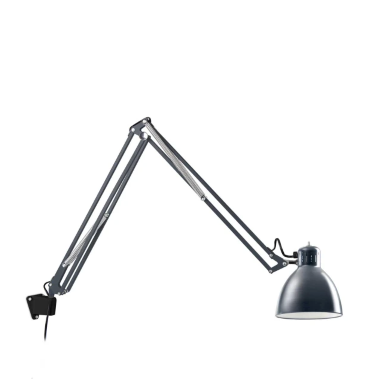 JJ Small væglampe fra Leucos - Mica blå / Sort / Integreret LED