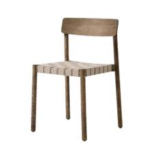 &Tradition Betty TK1 Spisebordsstol Smoked Oiled Oak & Natural Linen