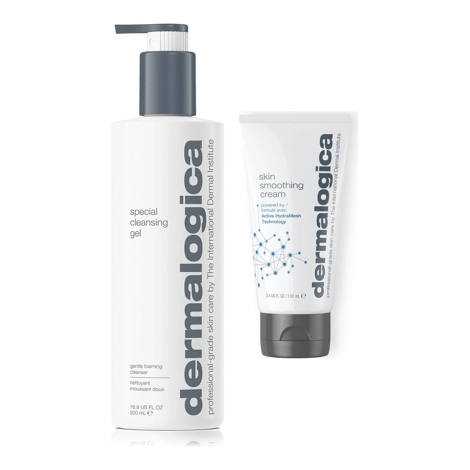 Dermalogica Skincare Set Special Cleansing Gel 500 ml + Smoothing Cream 100 ml - 600 ml