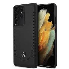 Mercedes læder case hybrid Samsung S21 Ultra sort