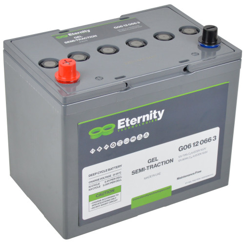 Eternity G12066 12V/71Ah GEL batteri.
