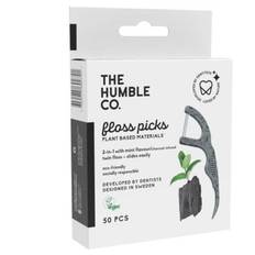 THE HUMBLE CO FLOSS PICKS CHARCOAL