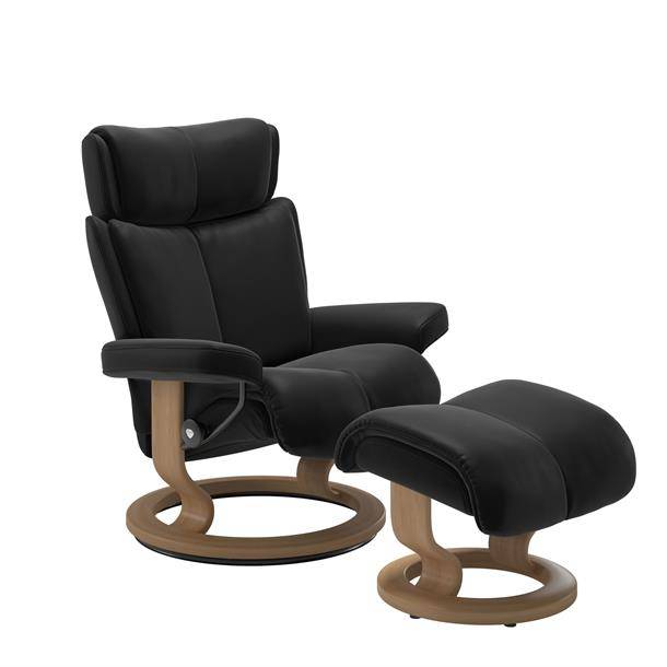 Stressless - Magic lænestol classic sort læder