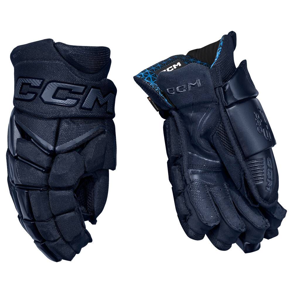 CCM JetSpeed FT8 Pro Navy Senior Hockey-handsker 13 tommer