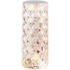 Cylinder touch krystallampe - multifarvet (På lager i butik)