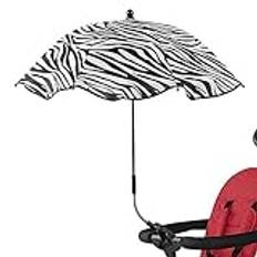 Småbarnstol med paraply | Småbarnvagn parasoll | justerbart UV-skydd för barnvagn med klämma, barnvagnsparaply för vagn strandkorg Imtrub