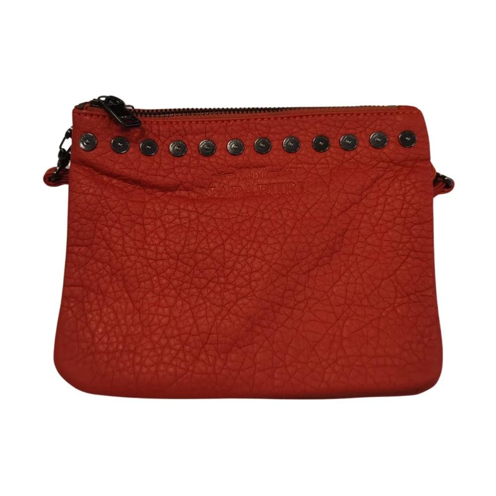 Napapijri Orange Kvinders Lynlås Taske - Tasker - Dame - Rød - ONE SIZE - Polyester