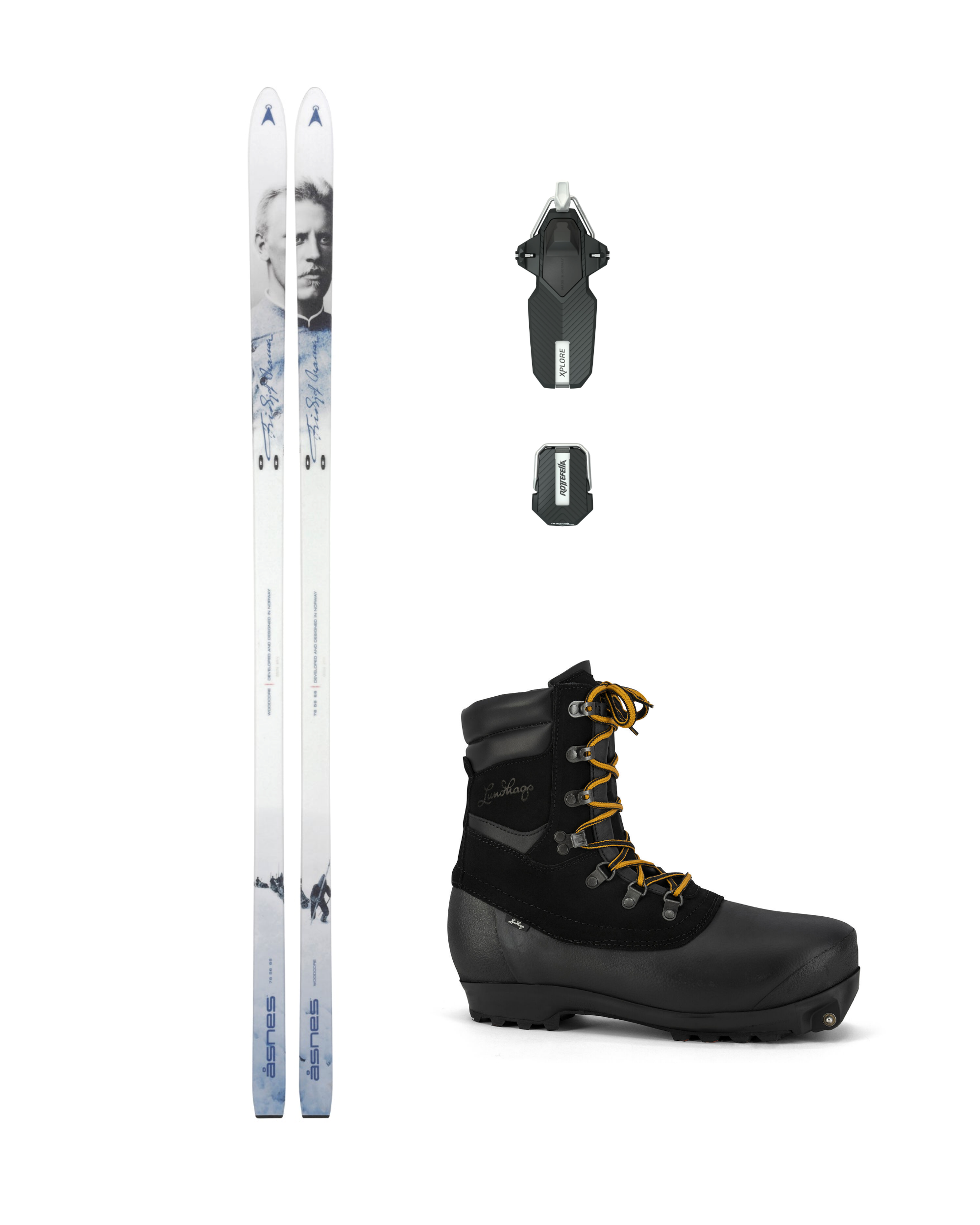 Åsnes PAKET – Nansen BC SKI WAX med Xplore-bindning och Pjäxor