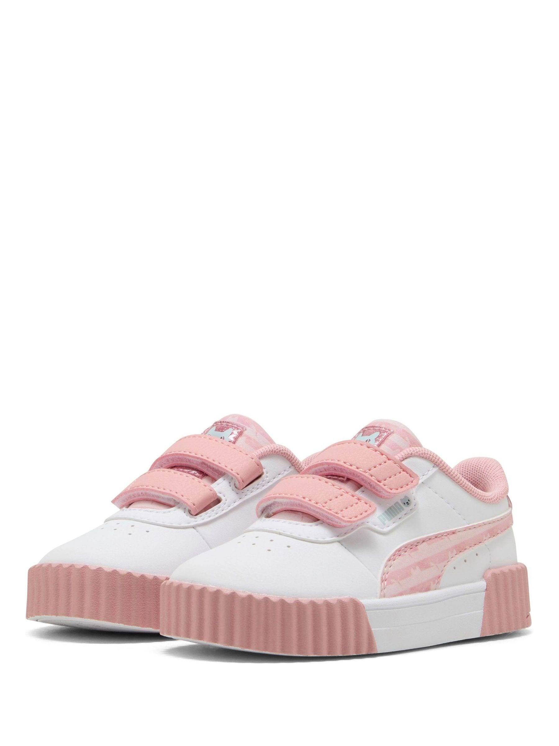 Puma Puma White/Pink Infant Carina 3.0 Gabby Dollhouse Trainers