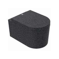 Woodio Block væghængt toilet H36,6 cm ECO - Stone