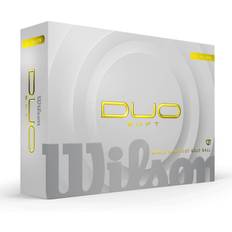 Wilson Duo Soft (2025) Golfbolde - Gul