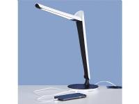 (ComputerSalg) Skrivebordslampe LED Tulip 8W USB hvid/sort