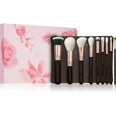 ZOEVA The Complete Brush Set Rose Golden Edition børstesæt med pose - 1 stk.
