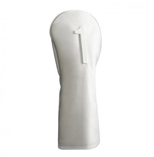 Vessel Lux Embossé Driver Headcover - White
