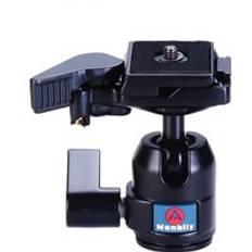 Manbily m10 stativhuvuden universalkulhuvud med manfrotto 200pl-14 snabbmonteringsplatta för kamera canon nikon dslr