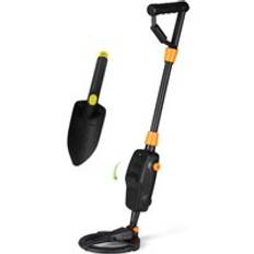 Kkmoon md1008a metalldetektor pinpointer handhållen guldskatt underjordisk metalldetektor spårsökarsökare för vuxna barn - Med spade