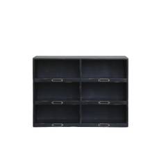 Chic Antique Reol m/6 rum Sort