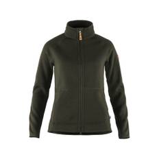 Fjällräven Ôvik Fleece Zip Sweater W - Deep Forrest (Størrelse: XL)