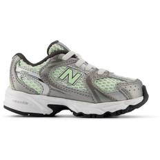 New Balance Dark Silver Metallic 530 Kids Bungee Lace 23
