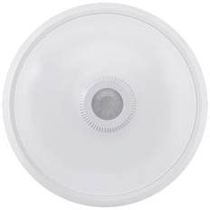 LED loftslampe med PIR sensor, rund, 15W, 4000K, IP20