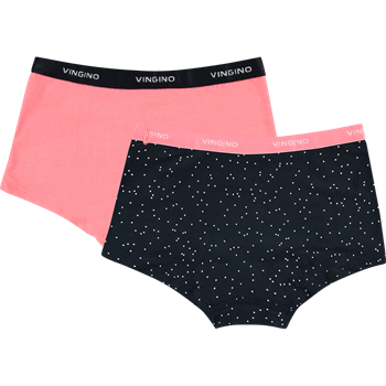 Vingino pige underbukser "Hipster" 2pak - CONFETTI