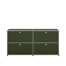 USM - USM Haller 4 sideboard Olive Green - Sideboards - Fritz Haller,Paul Schärer - Grön - Metall