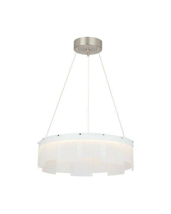 Visual Comfort Stratos 30 taklampa satin nickel - Silver