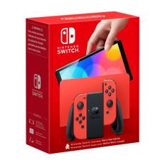 Nintendo Switch OLED Spilkonsol - Mario Red Edition ➞ På lager - klar til levering og afhentning