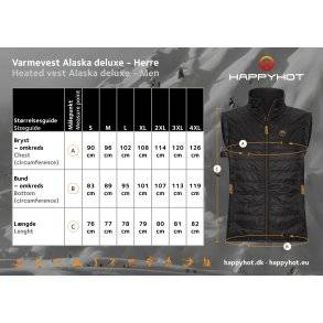 Happyhot Alaska varmevest herre