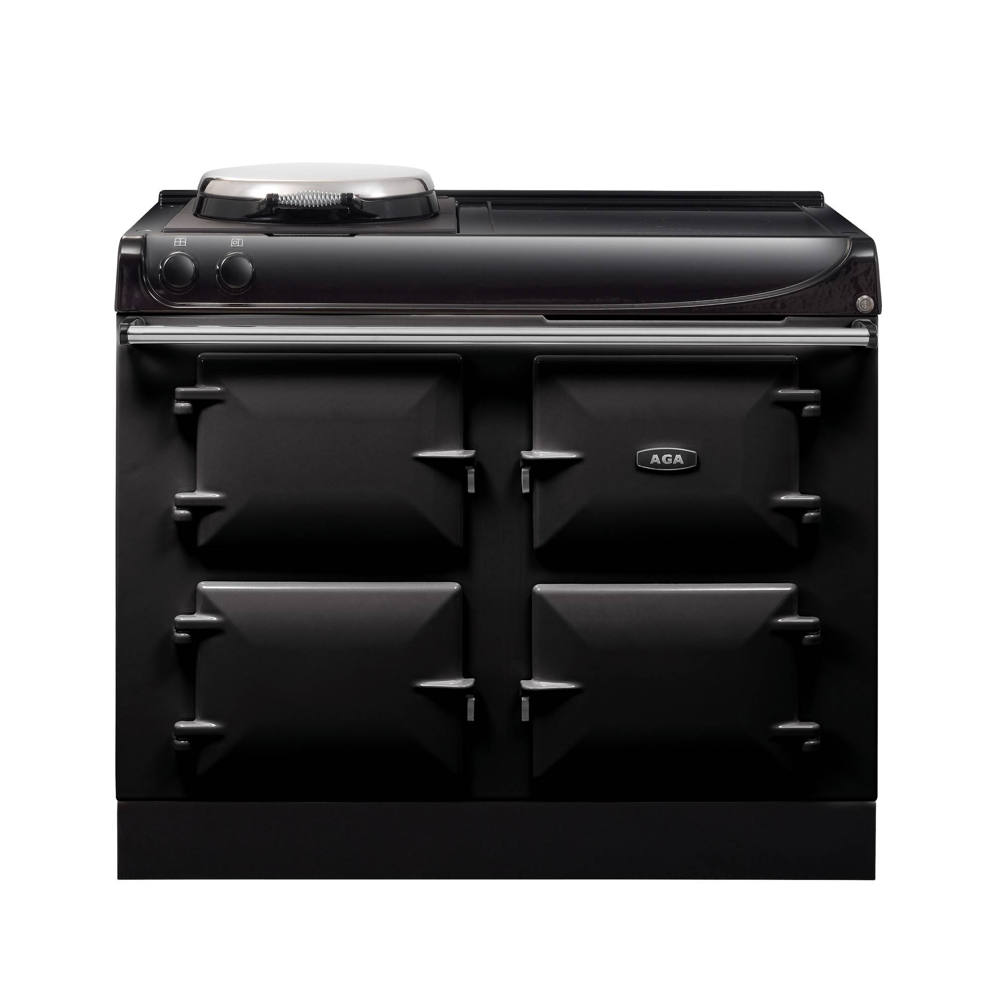 AGA R3 110 med 1 platta samt induktionshäll 3 zoner - Black