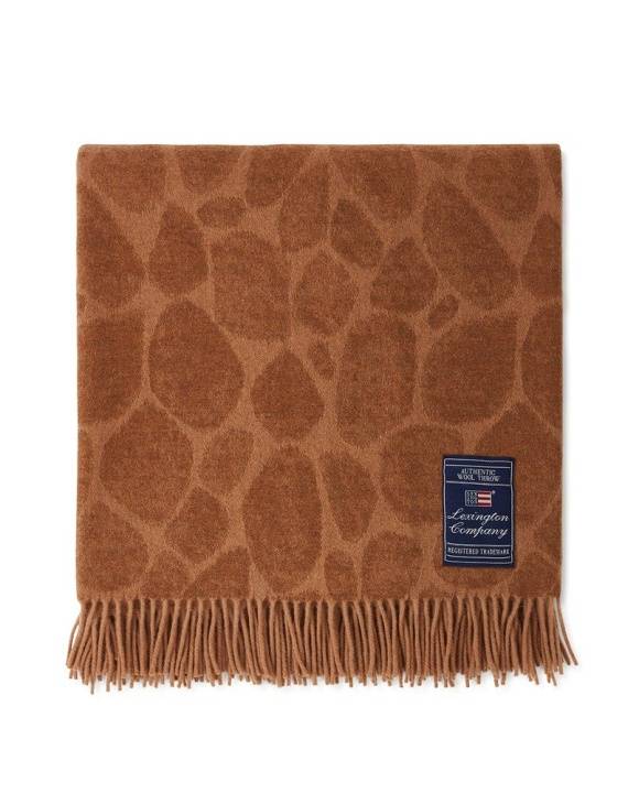 Checked Recycled Ullpläd - Beige