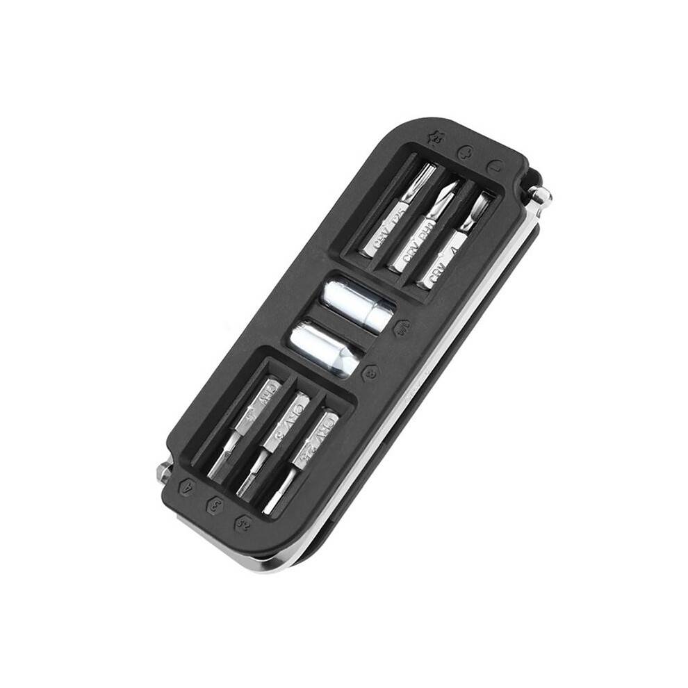 10 in 1 Bicycle Repair Kit Multi-Tool Mountain Bike & Road Bike Set Portable Hexagonal Wrench Screwdriver Bit Tools