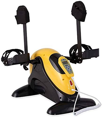 Pedaltränare Rehabiliteringsmaskin Bärbar Pedal Träningscykel, Motoriserad Pedal Antispasm+motstånd för sjukgymnastik Träningscykeltränare (Antispasm+motstånd)